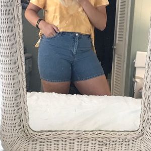 VINTAGE Denim Mid-Length Shorts
